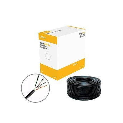 CABLE UTP CAT 5E EXTERIOR NEGRO