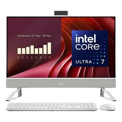 AIO DELL INSPIRON 2425 INTEL CORE ULTRA 7 (150U) RAM 16GB DDR5 SSD 512 GB PANTALLA 24" FHD (1920X1080) WINDOWS 11 HOME INGLES - DEC24250-7482WHT-PUS
