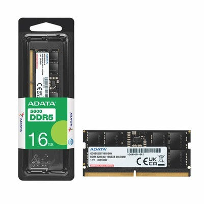 MEMORIA RAM 16GB DDR5 5600MHZ ADATA SODIMM 1.1V L46 262PIN GARANTIA 12 MESES