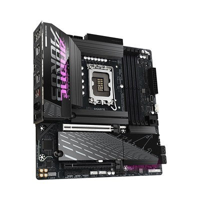 MAINBOARD GIGABYTE GAMING B860M AOURUS ELITE WIFI 6E ULTRA LGA1851 4DDR5 1 × PCIE 5.0 ×4  2 × PCIE 4.0 ×4 WIFI6 BT V5.3 USB4 TYPE-C  USB 3.2 GEN2 / GEN1  USB 2.0- 9MB86MAE6-00-G10