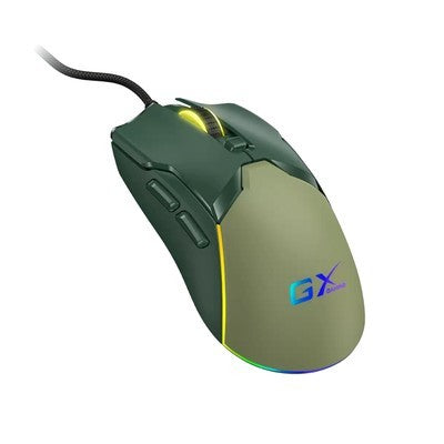 MOUSE GENIUS GAMING SCORPION M700 ARMY GREEN RGB 6 BOTONES DPI 800 A 7200 - 091163262886 - 31040009401