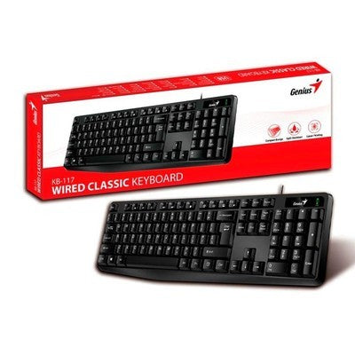 TECLADO SMART KB-117 NEGRO