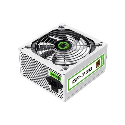 FUENTE DE PODER GAMEMAX 750W GP-750 WH 80+ BRONZE FAN 14CM 100-240V GARANTIA 12 MESES