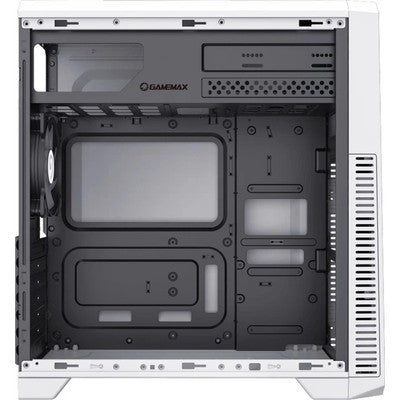 CASE GAMEMAX G561E-WH ATX USB 3.0/2.0 FAN FRGB POST. 1*12CM, ACRILICO LATERAL Y FRONTAL GARANTIA 12 MESES