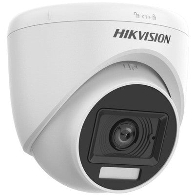 Camara De Video Vigilancia Hikvision Domo Hd Tvi 1080P Ir 10-20M Luz Hibrida Con Microfono - All - 3843 - Ds-2Ce76D0T-Lpfs