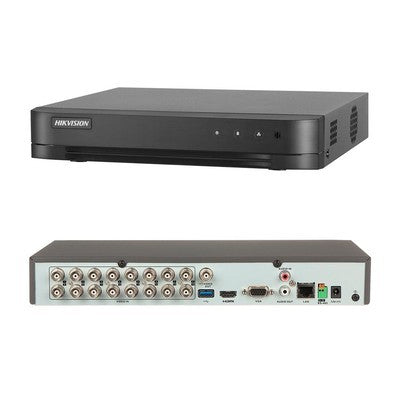 Dvr Hikvision 16Ch Turbo Hd 4.0 Acusense 2Hdd 1080P Audio - All - 3817