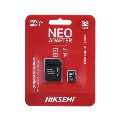 MICRO SD 32GB HIKSEMI NEO CLASE 10 HS-TF-C1-32GB GARANTIA 12 MESES