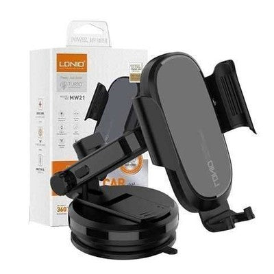 SOPORTE VEH LDNIO MW21-1 WIRELESS 15W BLACK
