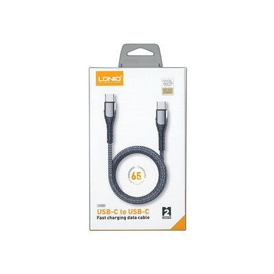 CABLE LDNIO LC102 2M 65W TC-TC - CORDÓN GREY