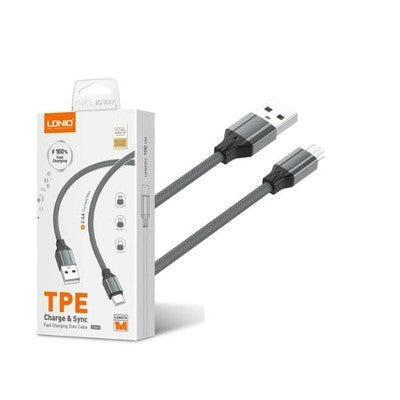 CABLE LDNIO LS441 1M 12W 2.4A USB-IPH