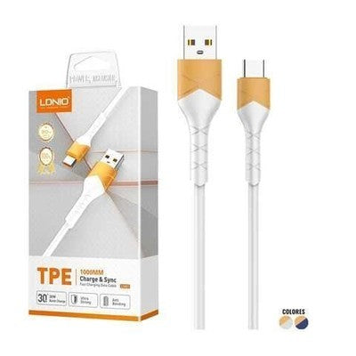 CABLE LDNIO LS801 1M 30W USB-IPH