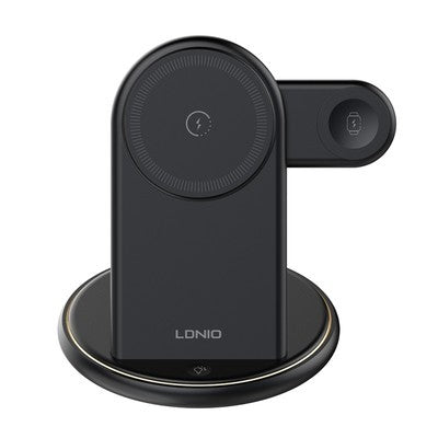 BASE LDNIO WIRELESS 25W 5EN1 MAGSAFE WL02 BLACK