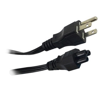 CABLE DE PODER TREBOL PLANO PARA CARGADOR LAPTOP