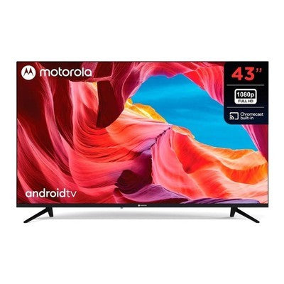SMART TV MOTOROLA 43" LED FHD GOOGLE TV DOLBY AUDIO 43MKNFHD GARANTIA 24 MESES