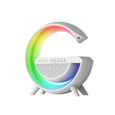 PARLANTE MARVO SG-302 BLUETOOTH ILUMINACION RGB RMS 5W BAT. 1200MAH 5V/1A USB TYPE-C + JACK 3.5MM FUNCION CARGADOR INALAMBRICO GARANTIA 12 MESES