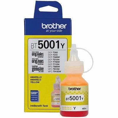 TINTA BROTHER BT5001Y YELLOW 41.8ML T510W T710W T310 T910DW T420W T520W T720DW