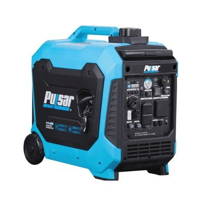GENERADOR ELECTRICO A GASOLINA AMERICANO PULSAR 5000 WATT (5.0KW) DUAL FUEL (GASOLINA, GAS DOMÉSTICO Y PROPANO) (INVERTER) (SILENCIOSO 65DB) (CON CONTROL REMOTO) Y SENSOR CO SENTRY - PG5000BISRCO