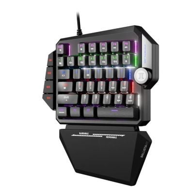 TECLADO PRIMUS MECANICO PARA UNA MANO BALLISTA 41 MODO NKRO 35 TECLAS STANDAR 4 TECLAS MACRO CONTROL DE MEDIOS FN+F1-F5 - PKS-040E