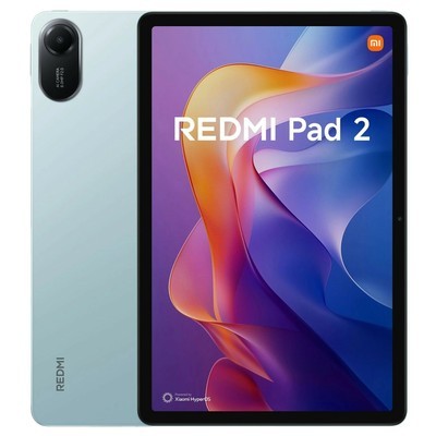 TABLET REDMI PAD 2 11" IPS LCD 8GB RAM + 256GB ALM CAM 8/5MP HELIO G100-ULTRA HYPEROS 2 BAT. 9000MAH MINT GREEN MICROSD (HASTA 2TB) GARANTIA 12 MESES