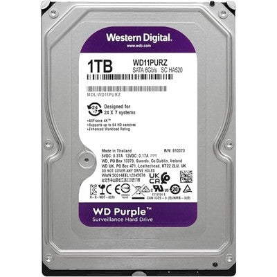 DISCO DURO 1TB SATA WESTERN DIGITAL PURPLE WD11PURZ 5400RPM 3.5" 256MB - WD11PURZ