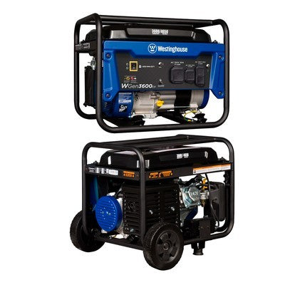GENERADOR WESTINGHOUSE WGEN3600C 4650W/3600W GASOLINA +.