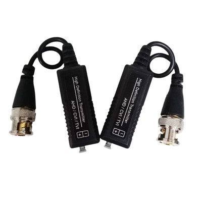 PAREJA DE VIDEO BALUN TECLAM JR-F401 PARA CAMARA DE VIDEO COMPATIBLE HASTA 8MP 5CM