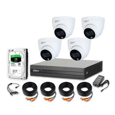 KIT 4 CAMARAS 40M EXTERIOR