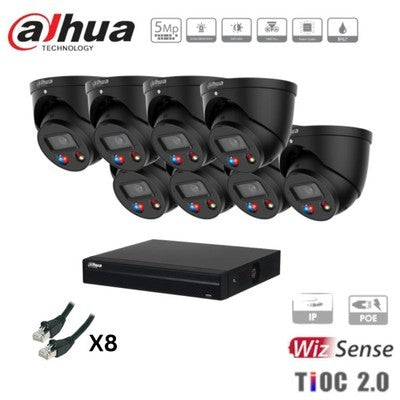 KIT TIOC 8 CAMARAS/AUDIO 5MP