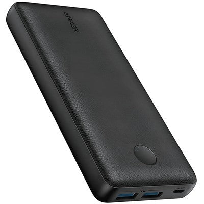 POWER BANK ANKER (20.000MAH) POWERCORE SELECT 20K MAH 18W POWER BANK W/ 2 USB?A PORTS ? BLACK - A1363H11-1 - 848061058178