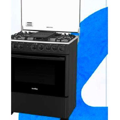 COCINA A GAS 30" 6 QUEMADORES