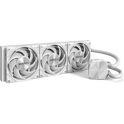 VENTILADOR MONTECH HYPERFLOW SILENT 360 3100RPM ARGB-FREE LGA115X / 1200 / 20XX / 1700 / 1851 / AM3 / AM4 / AM5 COOLING FAN (WHITE) | SKU FAN-HS360W - FAN - FAN-HS360W - MONTECH - HYPERFLOW SILENT 360 WHITE