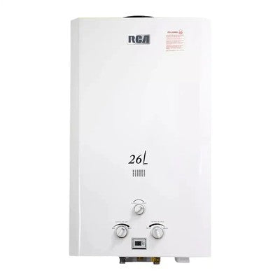 CALEFON A GAS RCA 26LT MHP26 CON DISPLAY DIGITAL LCD ENCENDIDO ELECTRICO