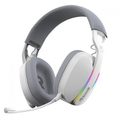 HEADPHONE MARVO HG9086W PULZ 70W WH TRI-MODE 2.4G, BT, USB-C MICROF. DESMONTABLE LUZ RGB 800MAH SUPP PS5/4, XBOX ONE, PC GARANTIA 12 MESES