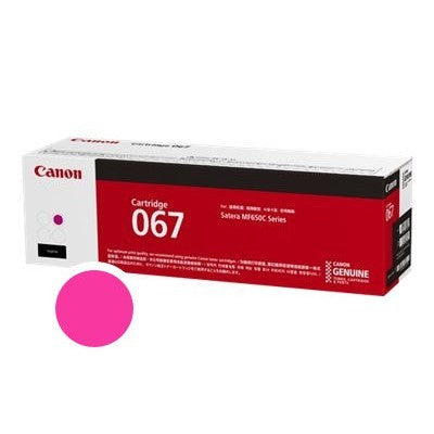 TONER CANON 067 MAGENTA RENDIMIENTO 1250 IMPRESIONES IC /MF654/MF653