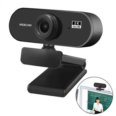 WEBCAM PC-12 2MP 1080P FHD, MICROFONO USB GARANTIA 12 MESES