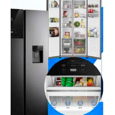 REFRIGERADOR NO FROST SIDE BY SIDE 430 LITROS