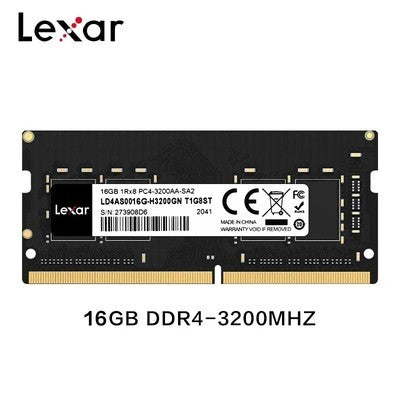 MEMORIA RAM 16GB DDR4 3200MHZ LEXAR SODIMM LD4AS016G-B3200GSST GARANTIA 12 MESES