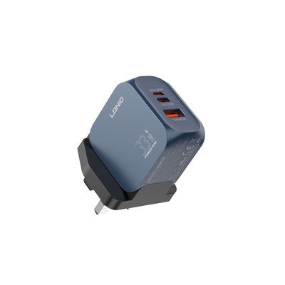 CARGADOR LDNIO Q5 GAN 33W  + CABLE TC-IPH +.
