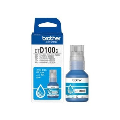 Tinta Brother Btd100C Cyan 48.8Ml T430W / T730Dw