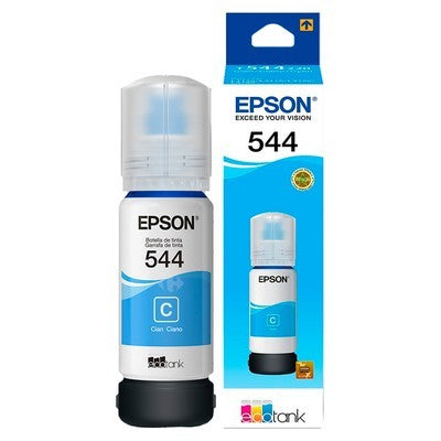 TINTA EPSON 544 65ML CYAN IMPR L3250 L1110 L3110 L3150 L5190 L5290