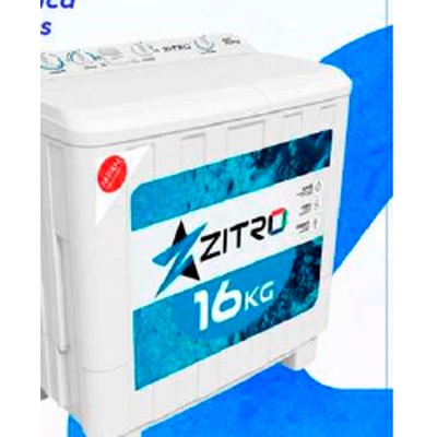 LAVADORA SEMI-AUTOMÁTICA DOBLE POZO 16KG / 35 LITROS