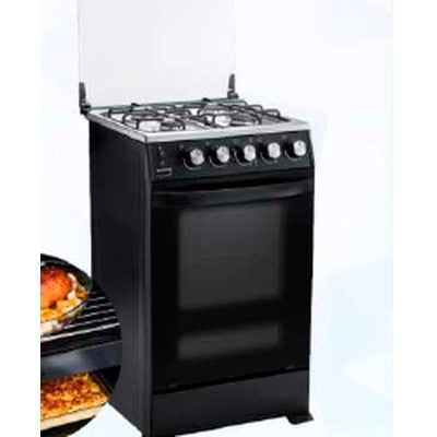 COCINA A GAS 21" 4 QUEMADORES + GRILL