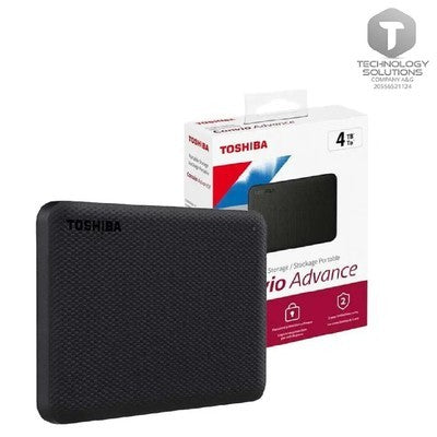 DISCO DURO EXTERNO 4TB ADVANCE SATA TOSHIBA 2.5" USB 3.0 RED CON SOFTWARE COPIA DE SEGURIDAD - - HDTCA40XR3CA