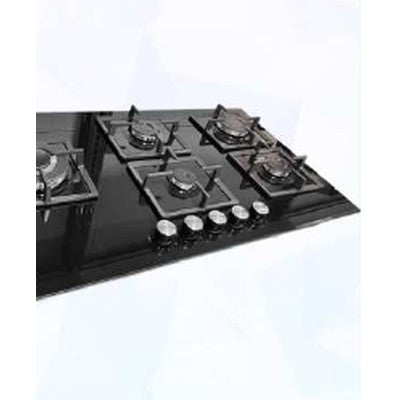 ENCIMERA A GAS 90CM 5 QUEMADORES VIDRIO