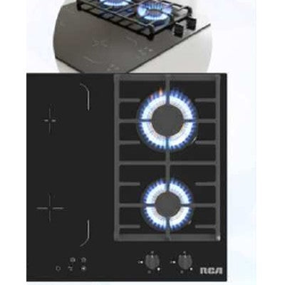 ENCIMERA HIBRIDA 60CM GAS/INDUCCIÓN 4Q VITROCERÁMICA