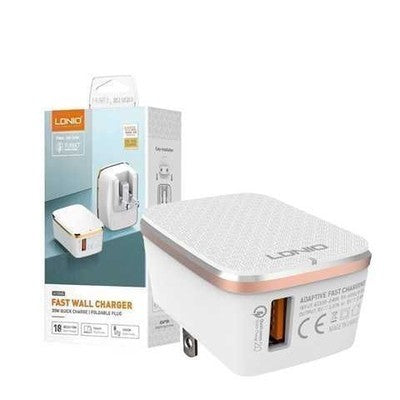 CARGADOR LDNIO A1204Q 18W 1P USB + CAB  USB-IPH