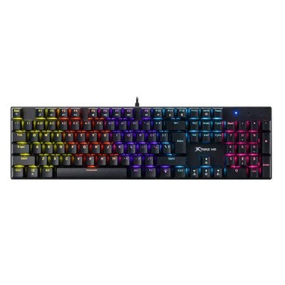 TECLADO XTRIKE ME GK-803 SP MECANICO 105 TECLAS (26 ANTI-GHOSTING) RGB ARCOIRIS USB 2,0 GARANTIA 12 MESES