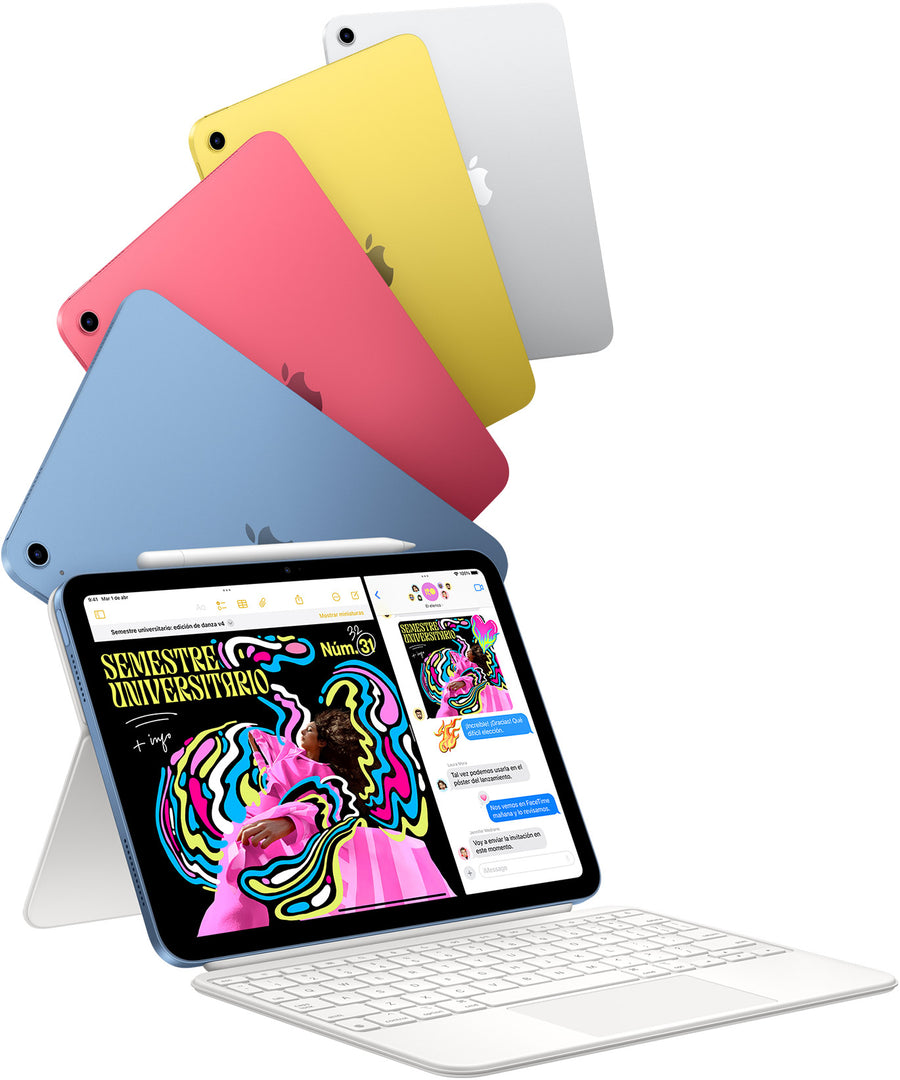 APPLE IPAD 11 A16 CHIP, 128GB, WI-FI 6, BT 5.3 CAM 12MP/12MP USB C 20W TOUCH ID YELLOW GARANTIA 12 MESES