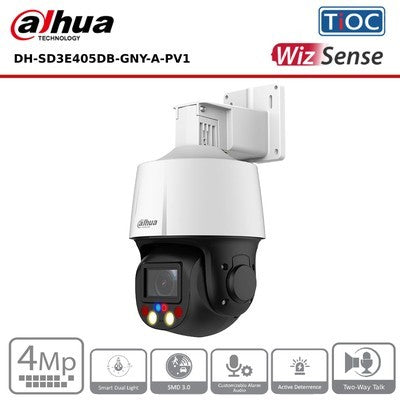 PTZ TIOC IP 4MP ZOOM 5X 50/30M