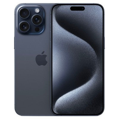 TELEFONO CELULAR APPLE IPHONE 15 PRO MAX 1TB (1000GB) US ESIM BLUE TITANIUM UNLOCKED (MIN. 80% BATTERY HEALTH) - OPEN BOX GRADE A – COBERTURA 6 MESES -